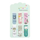 Набор магнитных закладок для книг Calligrata «Зверушки», 6 штук, МИКС - Фото 8