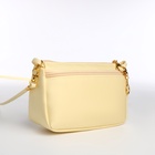 Сумка женская кросс-боди на молнии, 18×6.5×12 см, бежевая - Фото 7