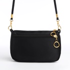 Сумка женская кросс-боди на молнии, 18×6.5×12 см, чёрная - Фото 2