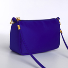 Сумка женская на молнии, цвет синий - Фото 5