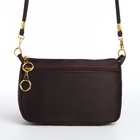 Сумка женская кросс-боди на молнии, 18×6.5×12 см, коричневая - Фото 2