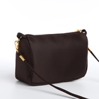 Сумка женская кросс-боди на молнии, 18×6.5×12 см, коричневая - Фото 5