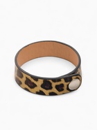 Браслет кожаный «Сафари. Леопард», 22 см, чёрный, золотой - Фото 2