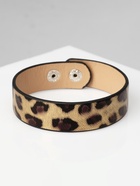 Браслет кожа "Сафари" леопард, цвет чёрно-золотой, 22 см - фото 809176154