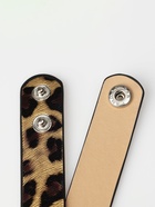 Браслет кожаный «Сафари. Леопард», 22 см, чёрный, золотой - Фото 5