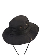 Панама тактическая Storm tactic, до 60 см, черная - Фото 8