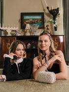 Бусы «Бантик» жемчужины с завязкой, L= 40 см, черный, белый - Фото 7