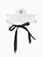 Бусы «Бантик», жемчужины с завязкой, L= 40 см, черный, белый - Фото 7