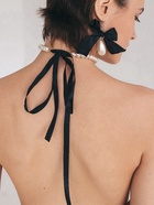 Бусы «Бантик», жемчужины с завязкой, L= 40 см, черный, белый - Фото 9