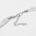 Бусы «Переплетение» с жемчугом, белые, 45 см - Фото 2