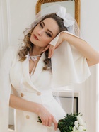 Бусы «Бантик» жемчужины с завязкой, белые, 40 см - Фото 9