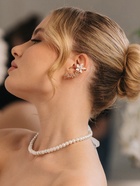 Бусы «Бантик» жемчужины с завязкой, белые, 40 см - фото 23570626