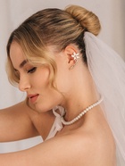 Бусы «Бантик» жемчужины с завязкой, белые, 40 см - фото 23570627