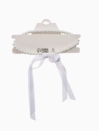 Бусы «Бантик» жемчужины с завязкой, белые, 40 см - Фото 12