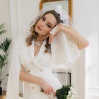 Бусы «Бантик» жемчужины с завязкой, белые, 40 см - Фото 6