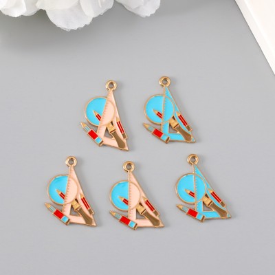 Декор для творчества металл «Школьный», эмаль 2.6×1.8 см, МИКС