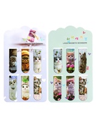 Набор магнитных закладок для книг Calligrata «Котята», 6 штук, МИКС - Фото 3