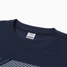 Футболка мужская "Абстракция полосы", цвет синий, размер 54 10368141