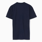 Футболка мужская "Абстракция полосы", цвет синий, размер 54 10368141