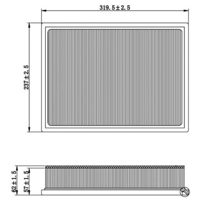 Фильтр воздушный Totachi TA-1390