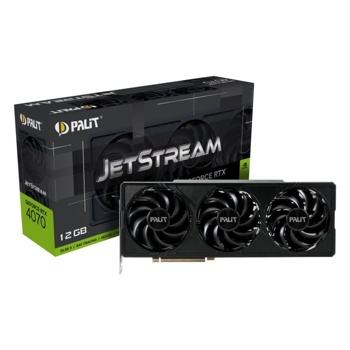 Видеокарта Palit PCI-E 4.0 PA-RTX4070 JETSTREAM NVIDIA GeForce RTX 4070 12Gb 192bit GDDR6X   1033952 - фото 51557917