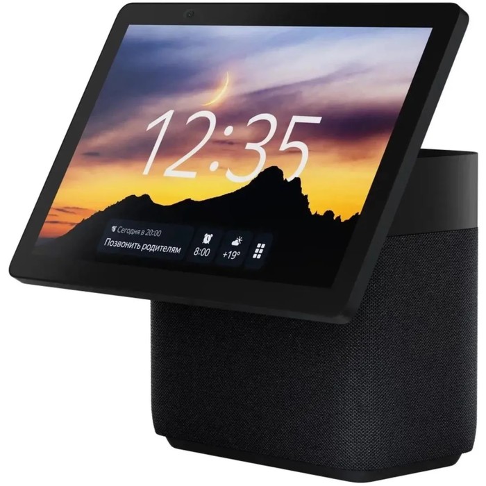 Умная колонка «Яндекс Станция Дуо Макс» (YNDX-00055BLK), голосовой помощник Алиса, 60 Вт, с дисплеем, черная