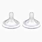 Соска на бутылочку M&B Natural, антиколиковая, от 6 мес.(Х), широкое горло Ø50 мм., быстрый поток, для густого питания - Фото 4