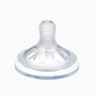 Соска на бутылочку M&B Natural, антиколиковая, от 6 мес.(Х), широкое горло Ø50 мм., быстрый поток, для густого питания - Фото 6