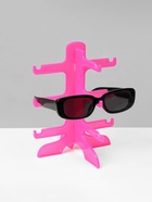 Подставка под очки 3 места, 16×14.5×20, розовая - Фото 2