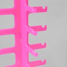 Подставка под очки 6 мест, 16×14,5×35,5, оргстекло, цвет розовый - Фото 4