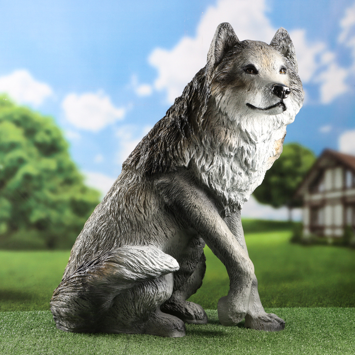Садовая фигура "Волк" 68х57см - Фото 1