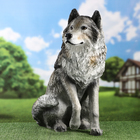 Садовая фигура "Волк" 68х57см - Фото 2