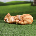 Садовая фигура "Кошка спящая" 29х11см - Фото 4