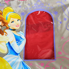 Сумочка детская для девочки Disney "Принцесса" 36*45*7 см с прозрачными вставками - Фото 8