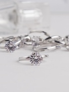 Кольца набор 36 шт. «Выбражулька. Бриллиант, как у мамы», безразмерное, белое в серебре - Фото 4