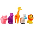 Резиновые игрушки для ванны Крошка Я «Животные», с пищалкой, в наборе 5 шт. - Фото 6