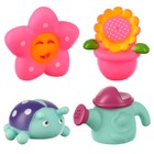 Набор резиновых игрушек для ванны «Мир насекомых», 4 шт, Крошка Я - фото 321182885