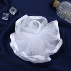 Бант дял волос на резинке «Школьница», волна, d=13 см, белый, МИКС - Фото 4