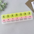 Таблетница органайзер, 14 секций, русские буквы, 21.5 х 2.5 х 6.5 см. - Фото 3