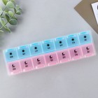 Таблетница органайзер, 14 секций, русские буквы, 21.5 х 2.5 х 6.5 см. - Фото 2