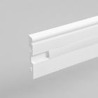 Плинтус напольный под подсветку  рассеивателем  1 UHD 17/80СL 2000х80 мм - фото 30555075