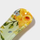 Подставка под ложку Доляна «Акварель», 23.5×8.3×1.5 см, стекло, зелёная - Фото 4