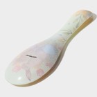 Подставка под ложку Доляна «Акварель», 23.5×8.3×1.5 см, стекло, зелёная - Фото 5