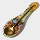 Подставка под ложку Доляна «Акварель», 23.5×8.3×1.5 см, стекло, зелёная - Фото 7