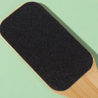 Пилка для пяток BAMBOO, наждачная, двусторонняя, с подвесом, 25 см, бамбуковая - Фото 7
