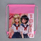 Мешок для обуви «Аниме школьницы» (полиэстер) 41×30 см - Фото 4