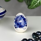 Сувенир «Яйцо», малое, 3 см, гжель - фото 9833008