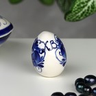 Сувенир «Яйцо», малое, 3 см, гжель - фото 9833009