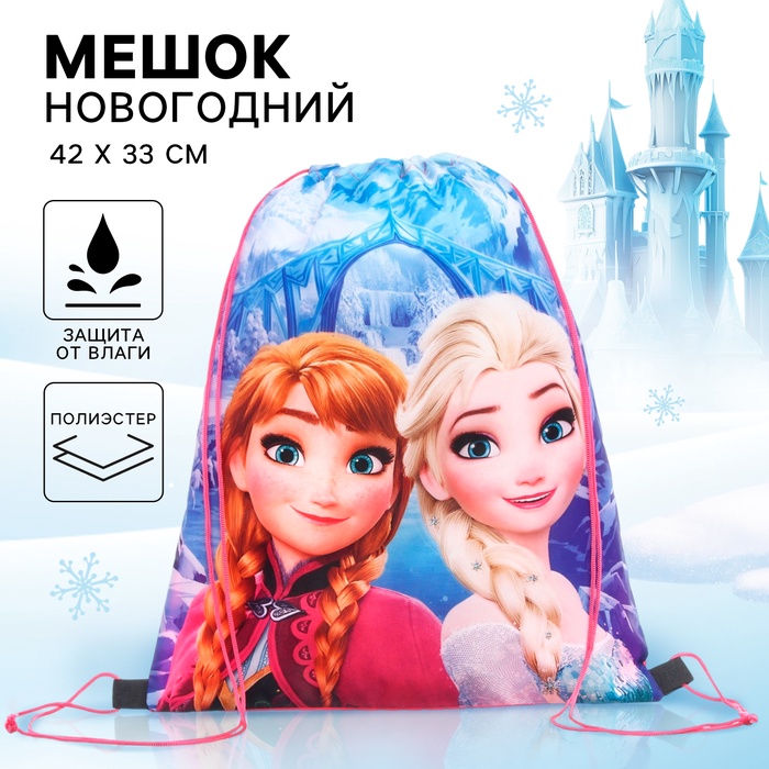 

Мешок для обуви 420*330 мм, Холодное сердце "Анна и Эльза"