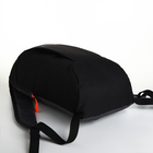 Рюкзак спортивный на молнии TEXTURA, наружный карман, цвет чёрный - Фото 6